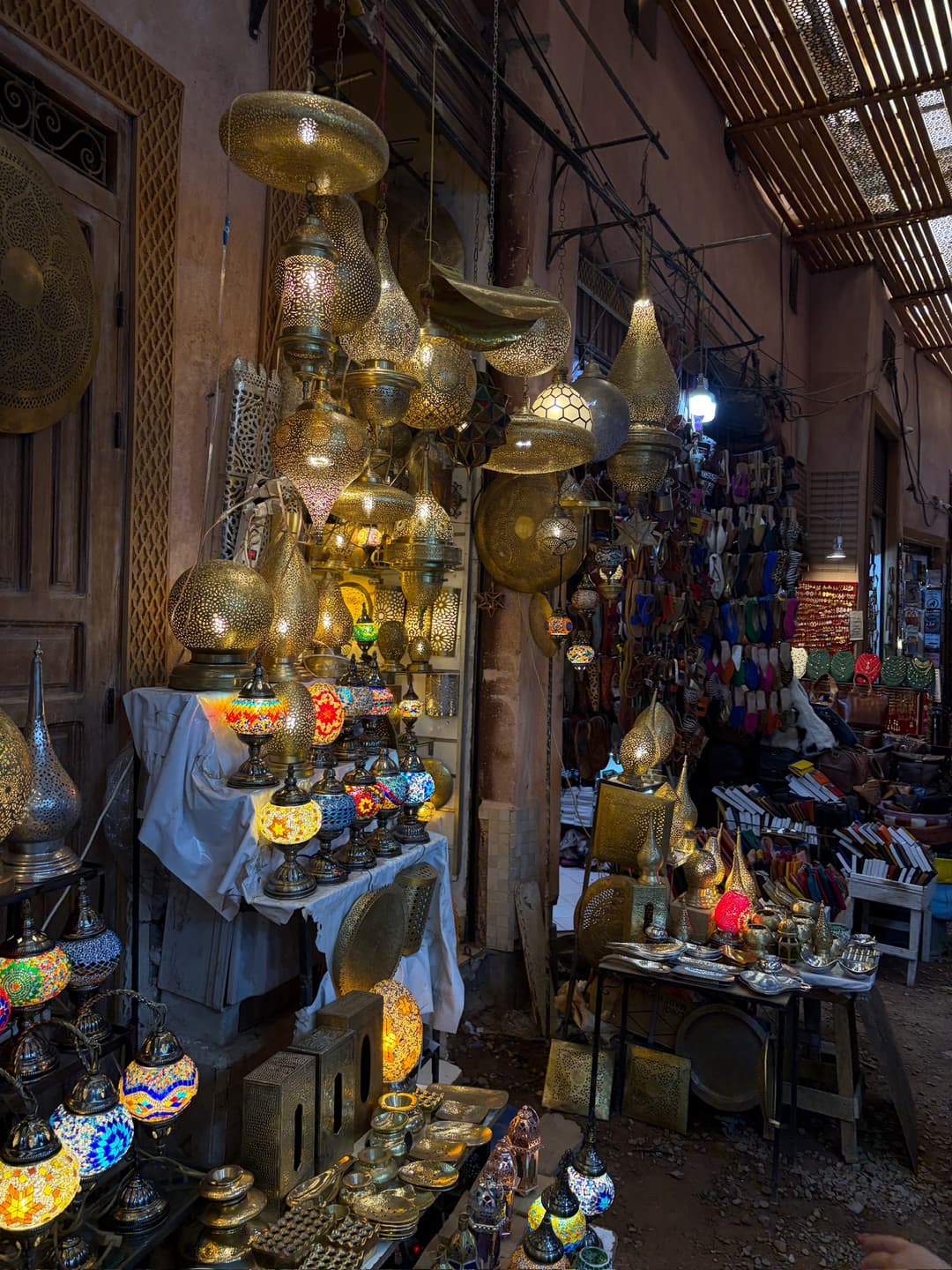 A lamp shop in the souks